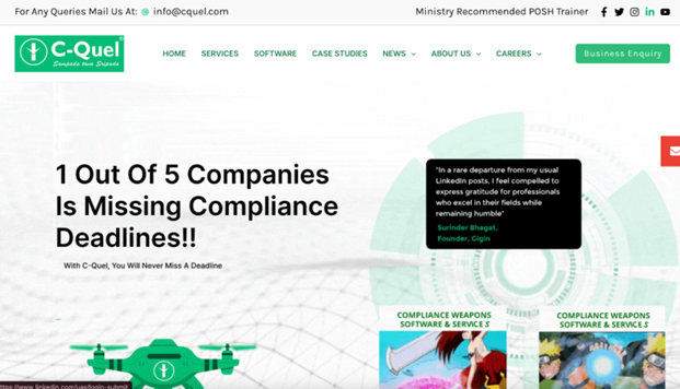 Original hero section with drone imagery and Naruto animations